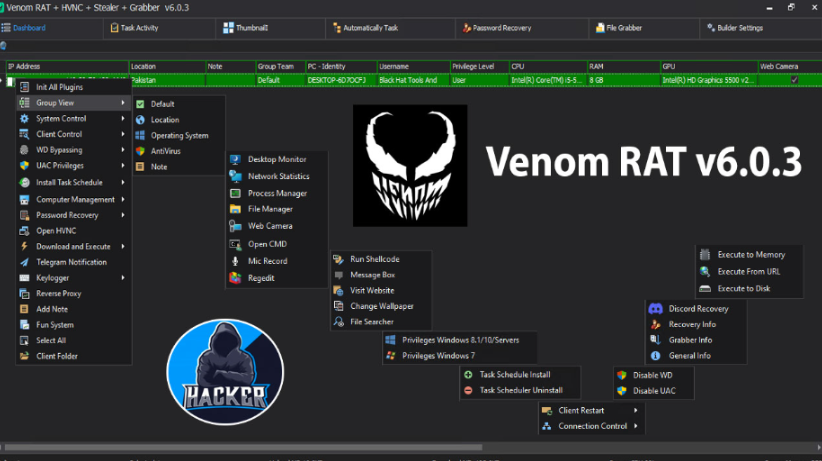 Venom rat